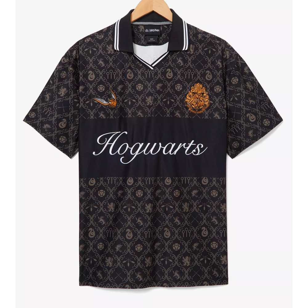 HARRY POTTER HOGWARTS SYMBOLS JERSEY SIZE 2X BOXLUNCH